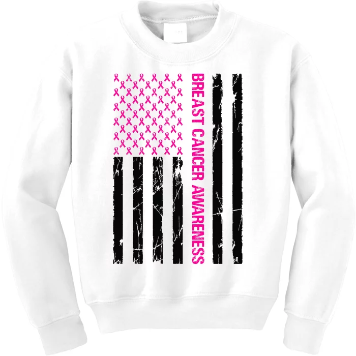 Breast Cancer Awareness Kids Sweatshirt