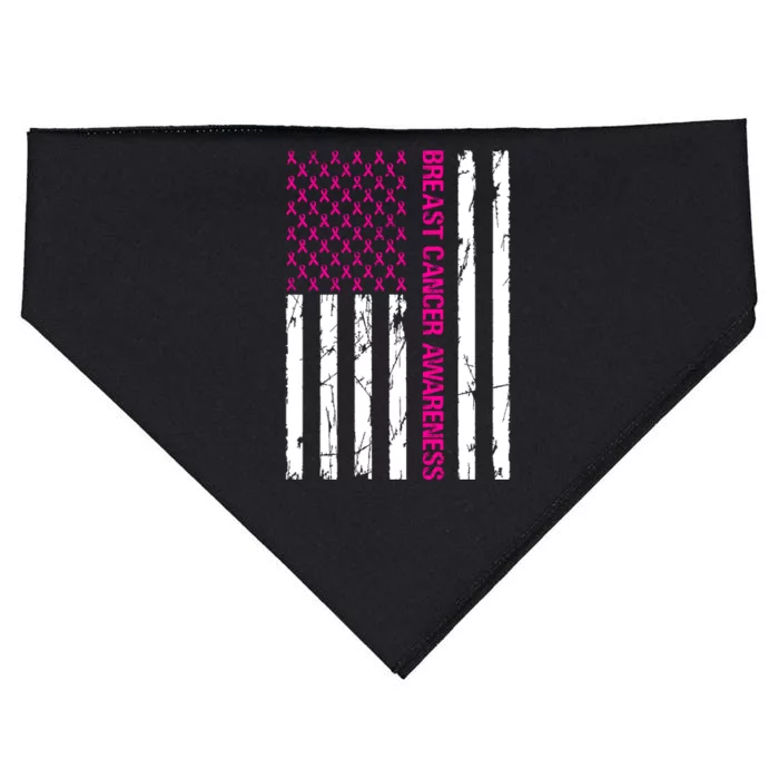 Breast Cancer Awareness USA-Made Doggie Bandana