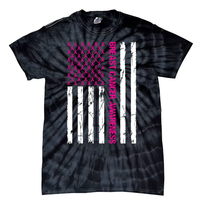 Breast Cancer Awareness Tie-Dye T-Shirt