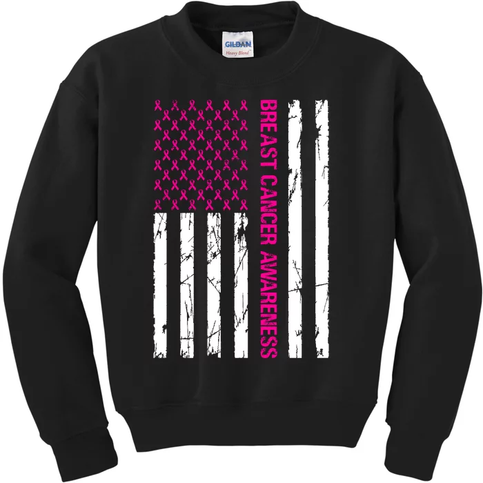 Breast Cancer Awareness Kids Sweatshirt