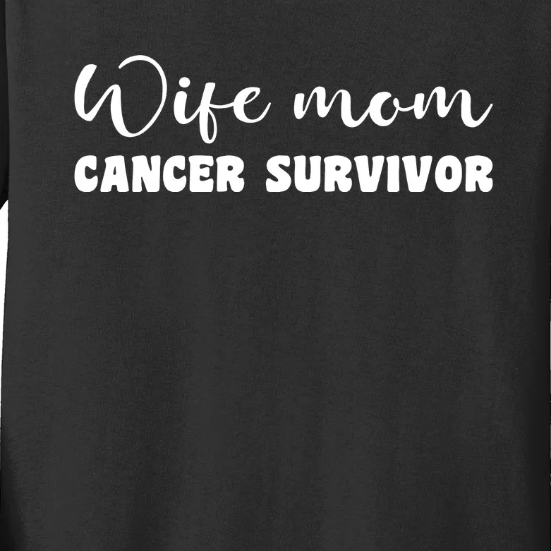 Brest Cancer Awareness T , W Kids Long Sleeve Shirt