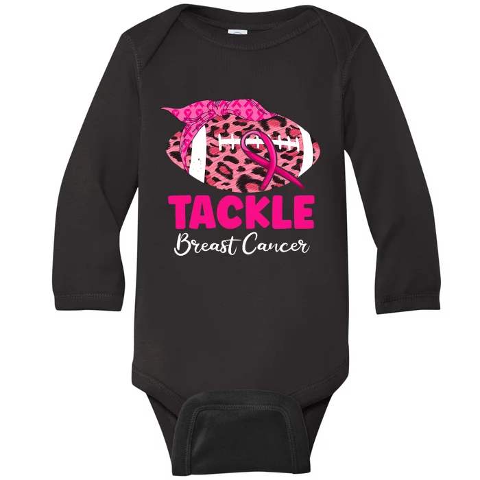 Breast Cancer Awareness Breast Cancer Warrior Support Baby Long Sleeve Bodysuit