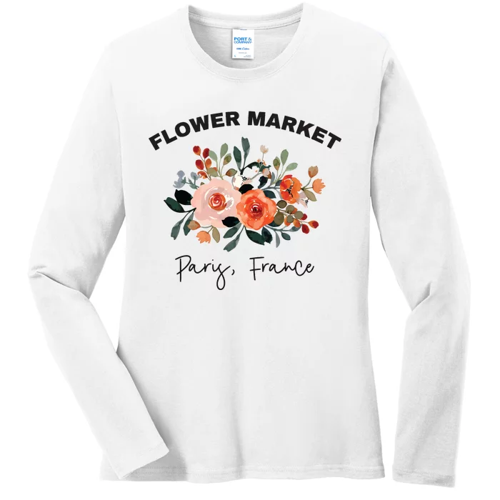 Bella Canvas A Great Teenage Girl Gift Wildflower Ladies Long Sleeve Shirt