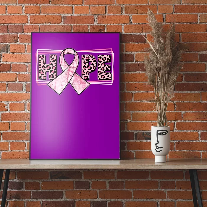 Breast Cancer Awareness Pink Hope Poster