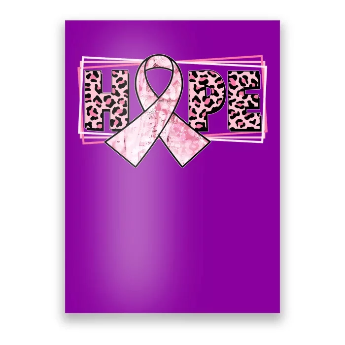 Breast Cancer Awareness Pink Hope Poster