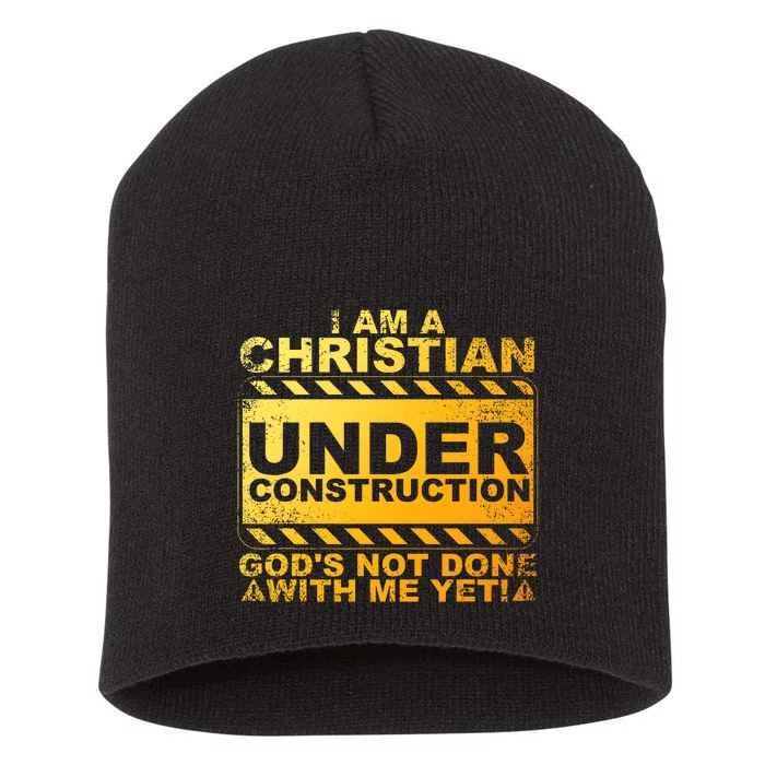 Best Christian Art God Appreciation Religious Short Acrylic Beanie