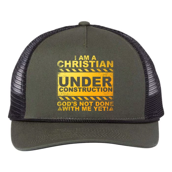 Best Christian Art God Appreciation Religious Retro Rope Trucker Hat Cap