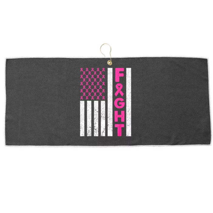 Breast Cancer Awareness Fight Breast Cancer Large Microfiber Waffle Golf Towel