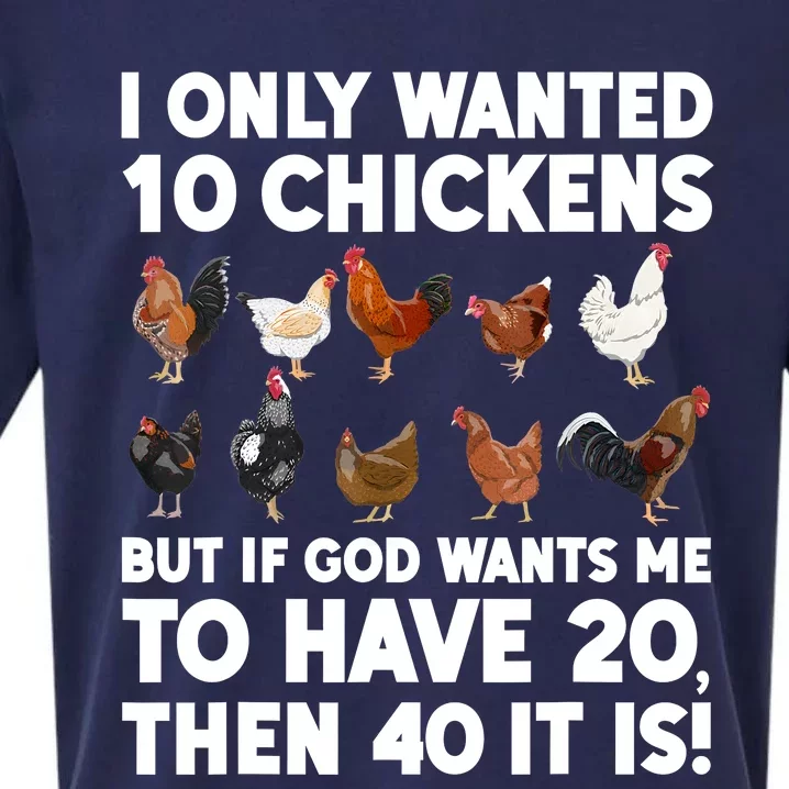 Best Chicken Art Poultry Themed Chicken Farmer Sueded Cloud Jersey T-Shirt