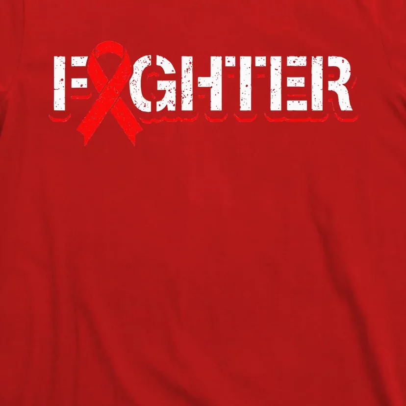 Blood Cancer Awareness Month Red Ribbon T-Shirt