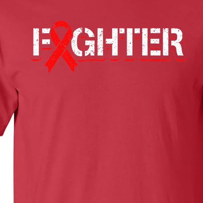 Blood Cancer Awareness Month Red Ribbon Tall T-Shirt