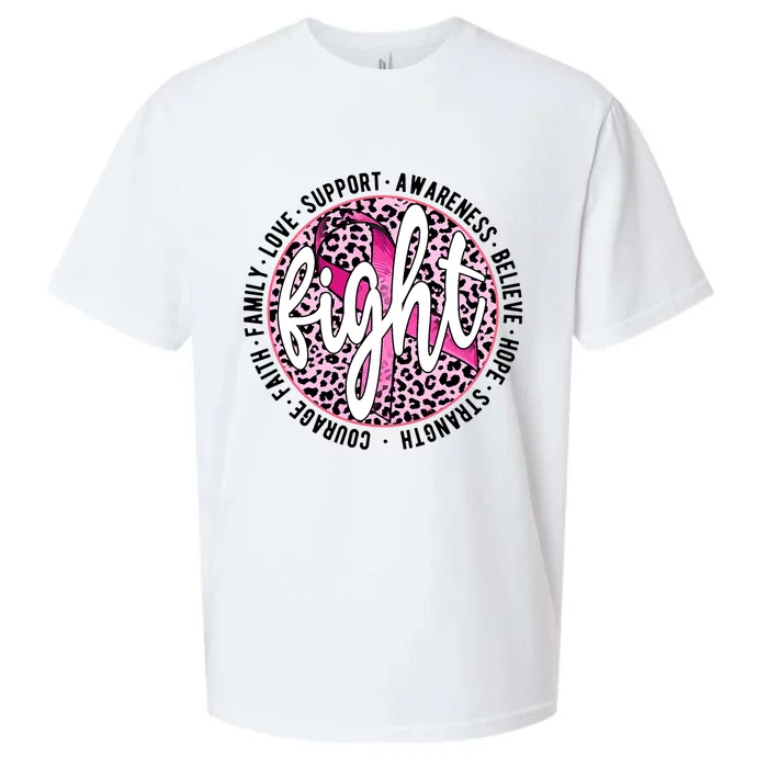 Breast Cancer Awareness Pink Support Fight Warrior Sueded Cloud Jersey T-Shirt