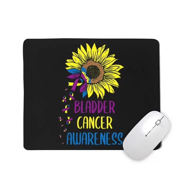 Bladder Cancer Awareness Bladder Cancer Survivor Sunflower Mousepad