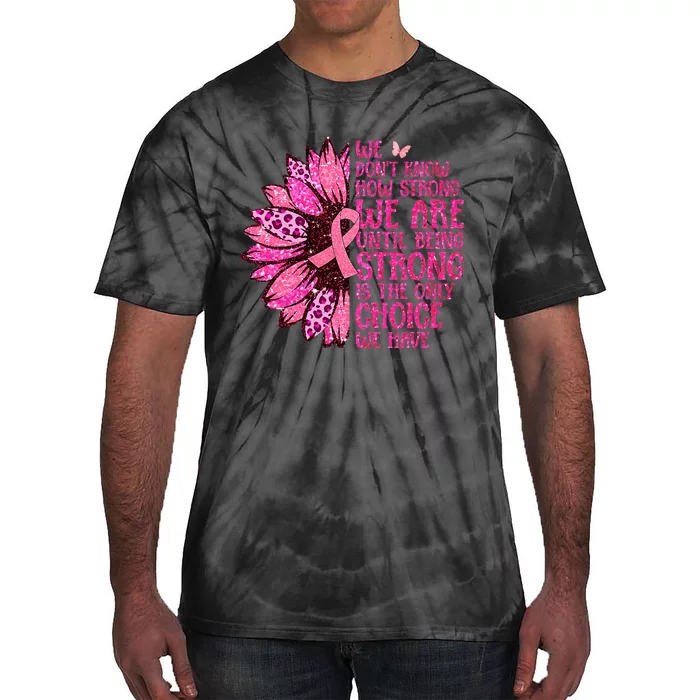 Breast Cancer Awareness Survivor In October We Wear Tie-Dye T-Shirt