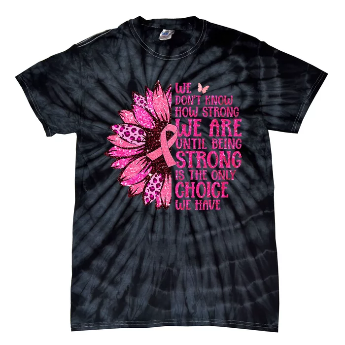 Breast Cancer Awareness Survivor In October We Wear Tie-Dye T-Shirt