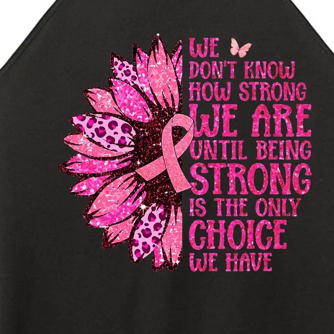 Breast Cancer Awareness Survivor In October We Wear Women’s Perfect Tri Rocker Tank