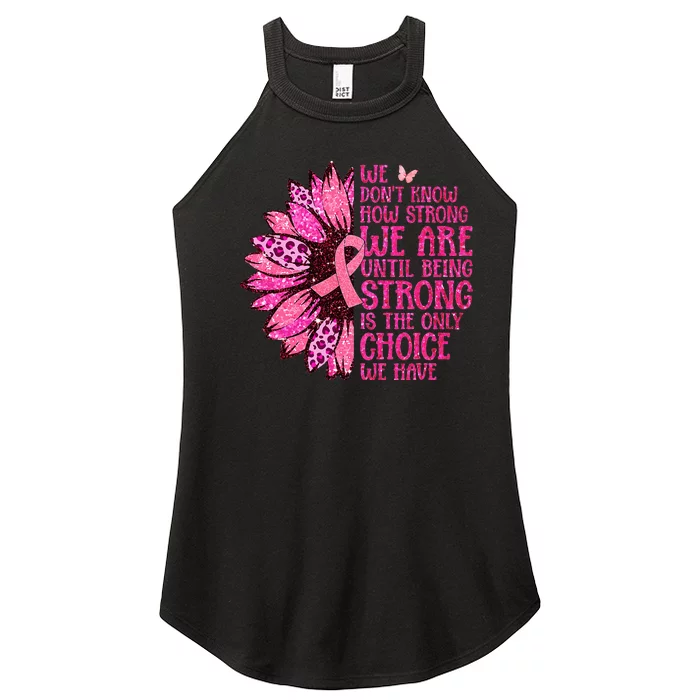 Breast Cancer Awareness Survivor In October We Wear Women’s Perfect Tri Rocker Tank