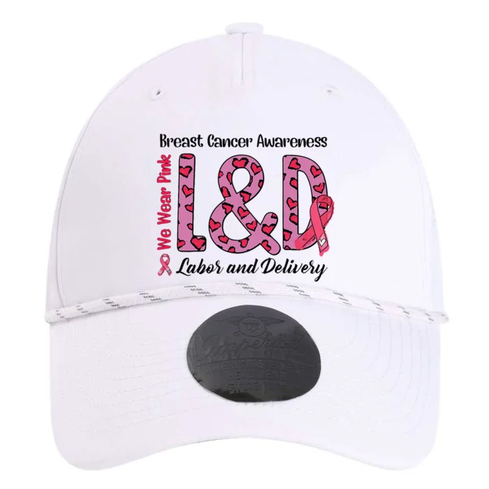 Breast Cancer Awareness Labor And Delivery We Wear L&D Performance The Dyno Cap