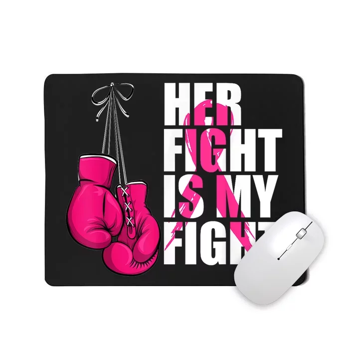 Breast Cancer Awareness Husband Support Squad Mousepad