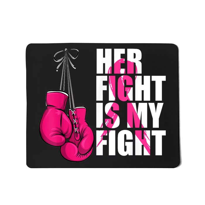 Breast Cancer Awareness Husband Support Squad Mousepad