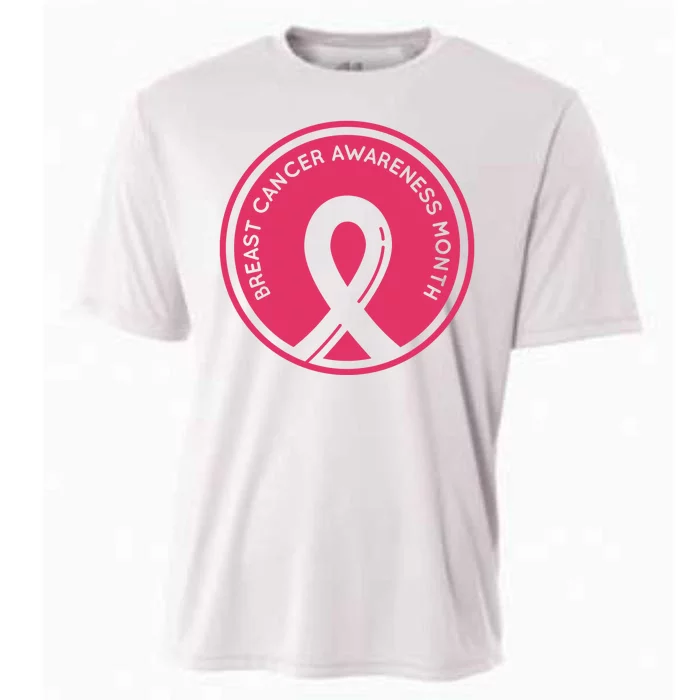 Breast Cancer Awareness Month Support Cooling Performance Crew T-Shirt