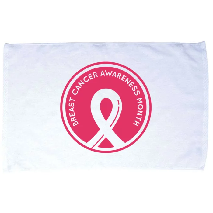 Breast Cancer Awareness Month Support Microfiber Hand Towel