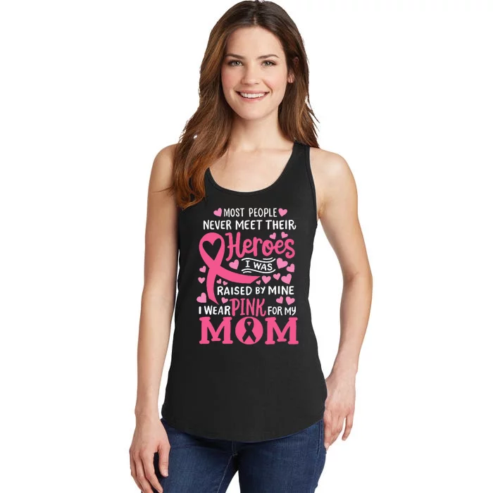 Breast Cancer Awareness Wear For My Mom Ladies Essential Tank