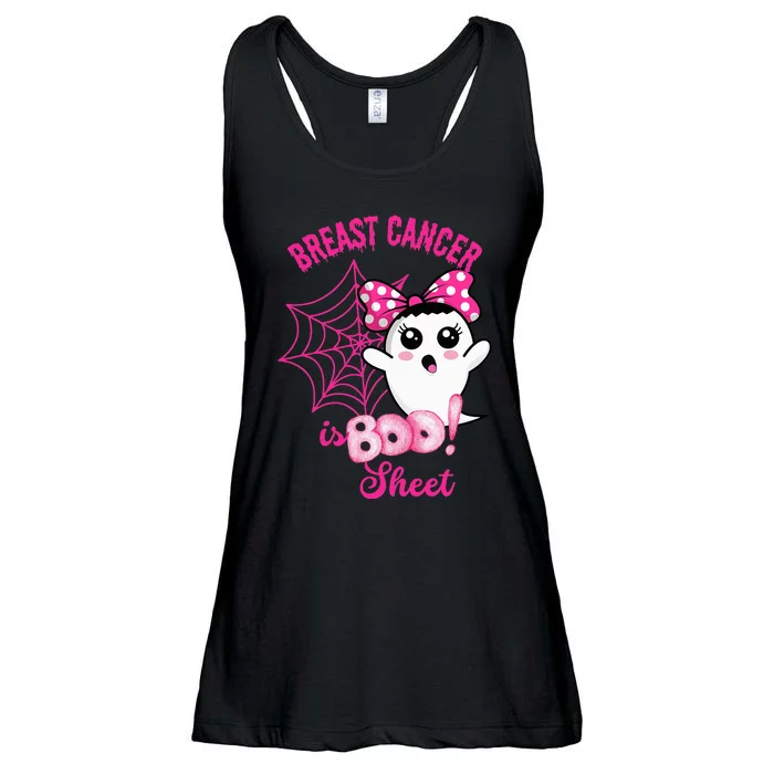 Breast Cancer Awareness Conquering The Boo Sheet Cancer Ladies Essential Flowy Tank