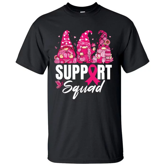 Breast Cancer Awareness Shirts For Gnomes Support Squad Tall T-Shirt