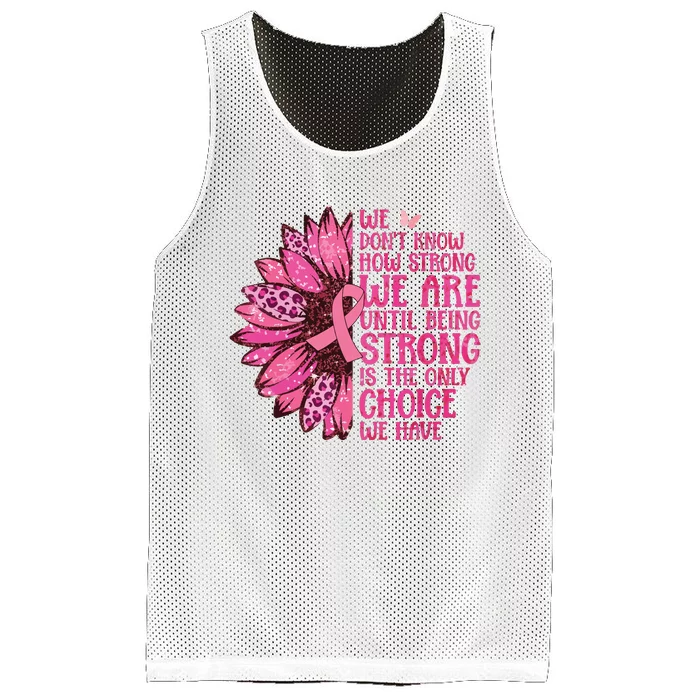 Breast Cancer Awareness Survivor In October We Wear Pink Mesh Reversible Basketball Jersey Tank