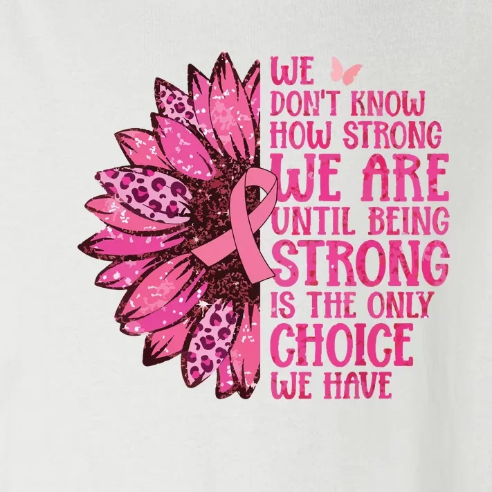 Breast Cancer Awareness Survivor In October We Wear Pink Toddler Long Sleeve Shirt