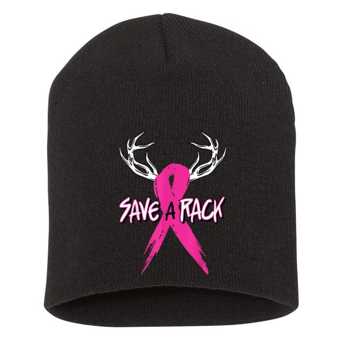 Breast Cancer Awareness Outfit Save A Rack Short Acrylic Beanie