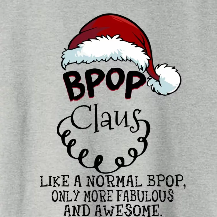 Bpop Claus Awesome Happy New Santa Claus Christmas Meaningful Gift Women's Crop Top Tee