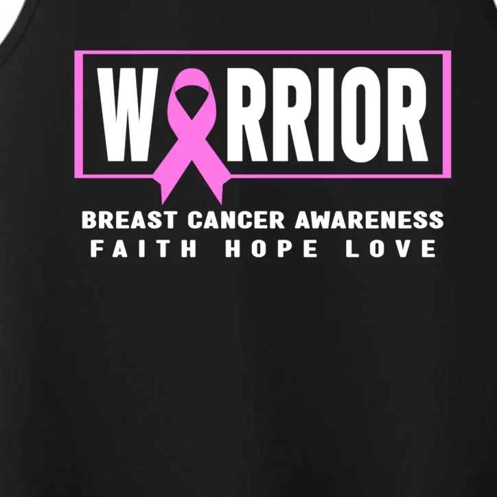 Breast Cancer Awareness Gift Breast Cancer Warrior Gift Performance Tank