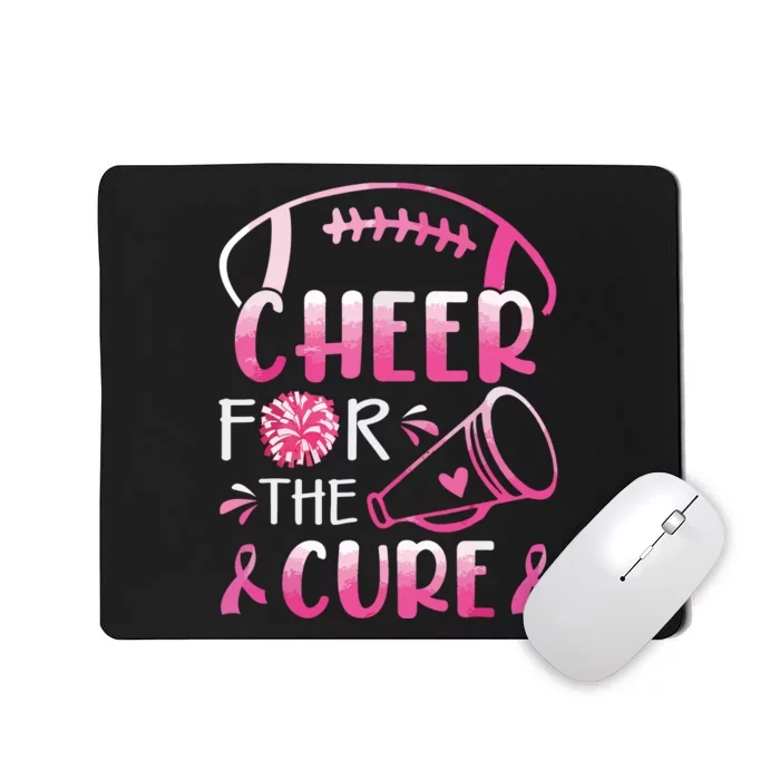 Breast Cancer Awareness Cheer For The Cure Mousepad