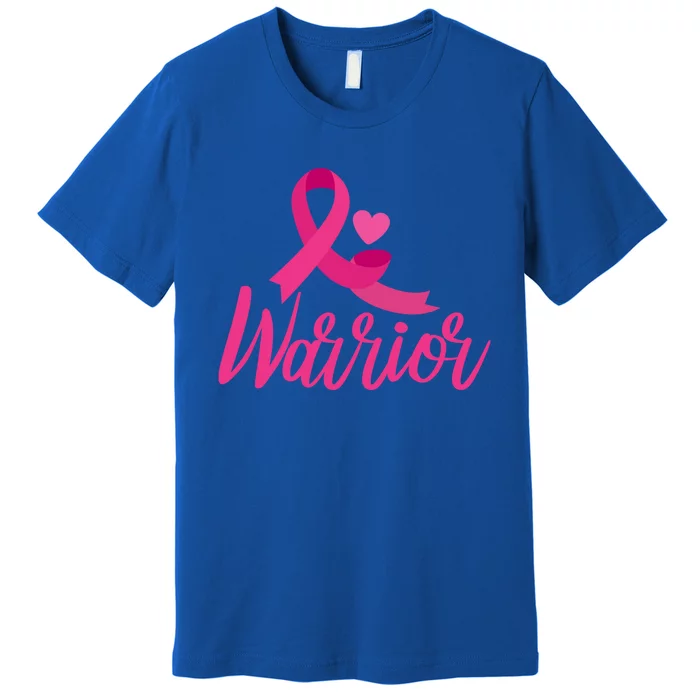 Breast Cancer Awareness Gift Breast Cancer Warrior Gift Premium T-Shirt