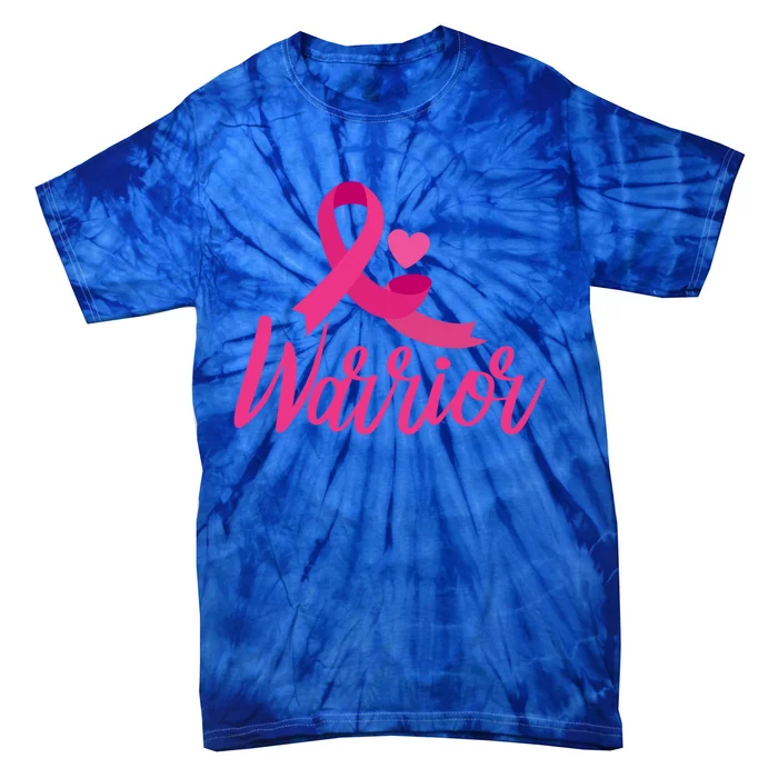 Breast Cancer Awareness Gift Breast Cancer Warrior Gift Tie-Dye T-Shirt