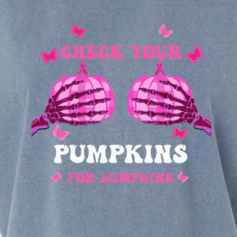 Breast Cancer Awareness Boos Pumpkin Save Your Boo Bees Garment-Dyed Women's Muscle Tee