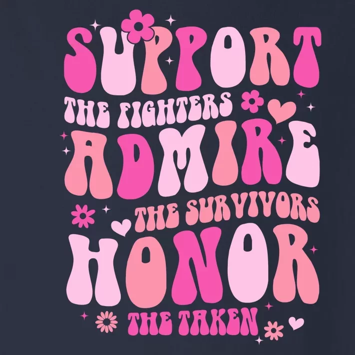 Breast Cancer Awareness Support Admire Honor Toddler Long Sleeve Shirt