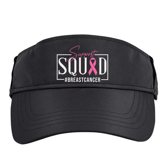 Breast Cancer Awareness Support Squad #Breastcancer Pink Ribbon Cancer Gifts Adult Drive Performance Visor