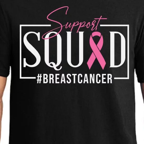 Breast Cancer Awareness Support Squad #Breastcancer Pink Ribbon Cancer Gifts Pajama Set