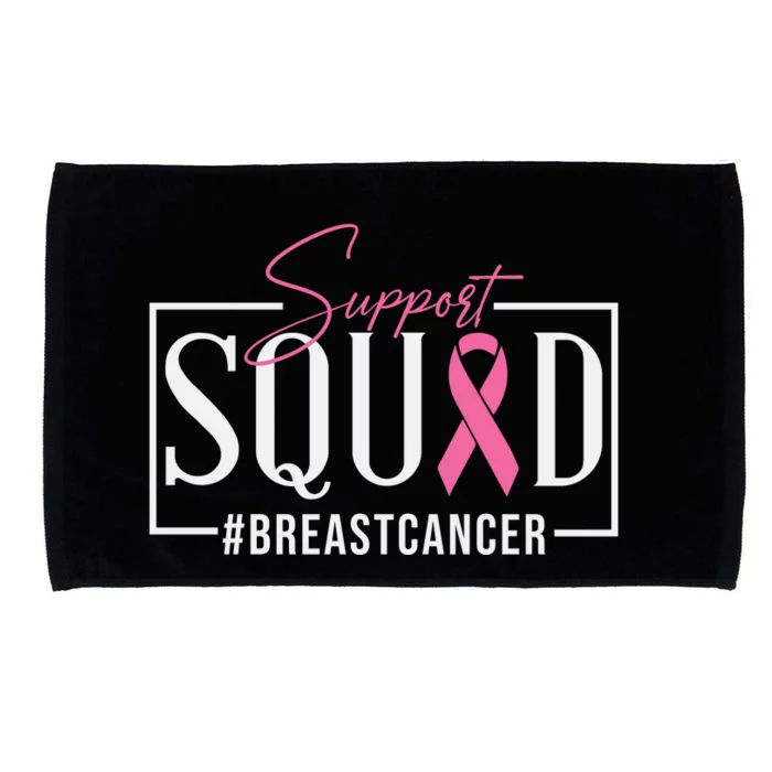 Breast Cancer Awareness Support Squad #Breastcancer Pink Ribbon Cancer Gifts Microfiber Hand Towel