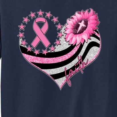 Breast Cancer Awareness Faith Sweatshirt