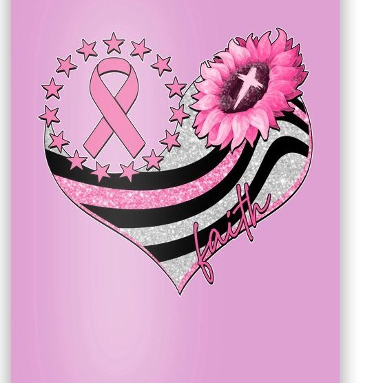 Breast Cancer Awareness Faith Poster
