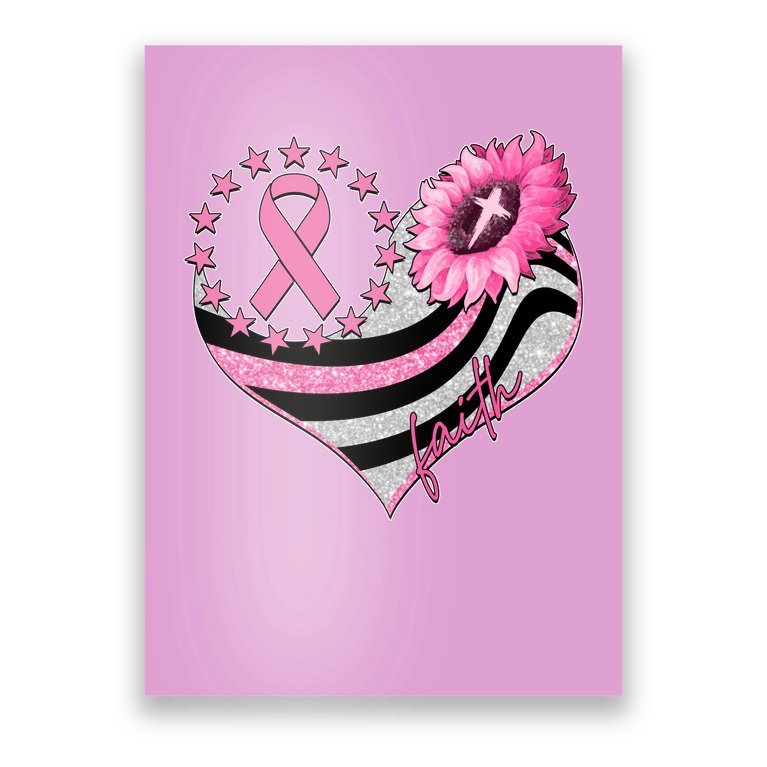Breast Cancer Awareness Faith Poster