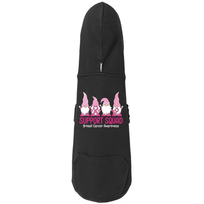 Breast Cancer Awareness Shirts For Gnomes Support Squad Doggie 3-End Fleece Hoodie