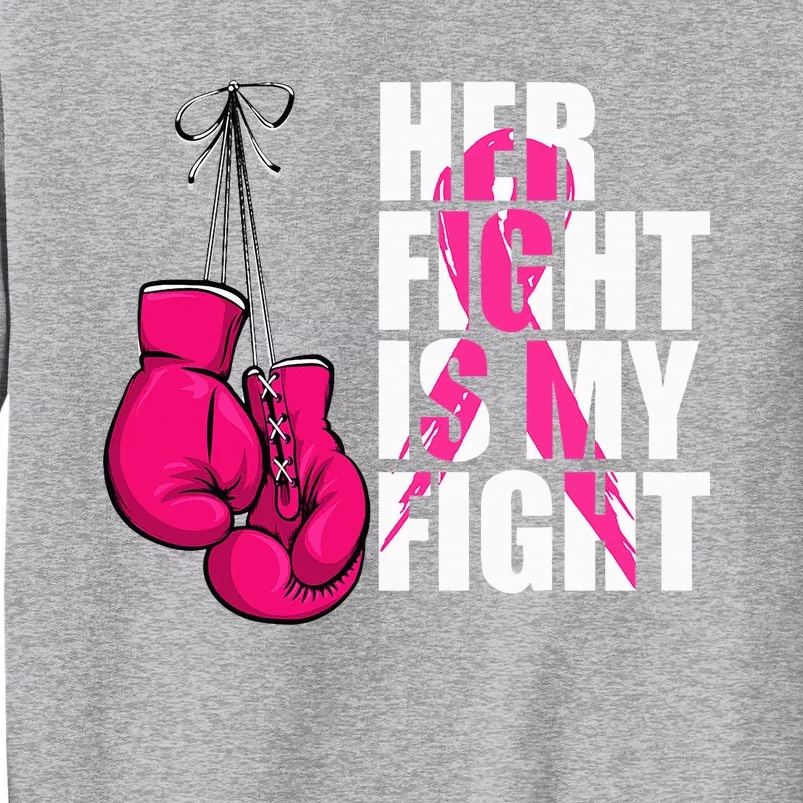 Breast Cancer Awareness Husband Support Squad Tall Sweatshirt