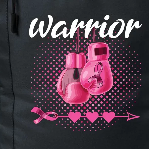 Breast Cancer Awareness Pink Boxing Gloves Warrior Daily Commute Backpack