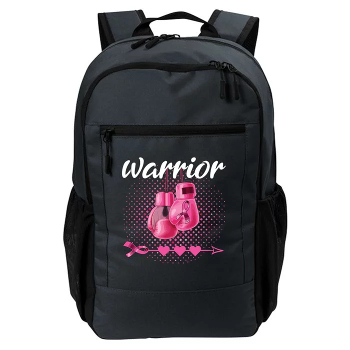 Breast Cancer Awareness Pink Boxing Gloves Warrior Daily Commute Backpack