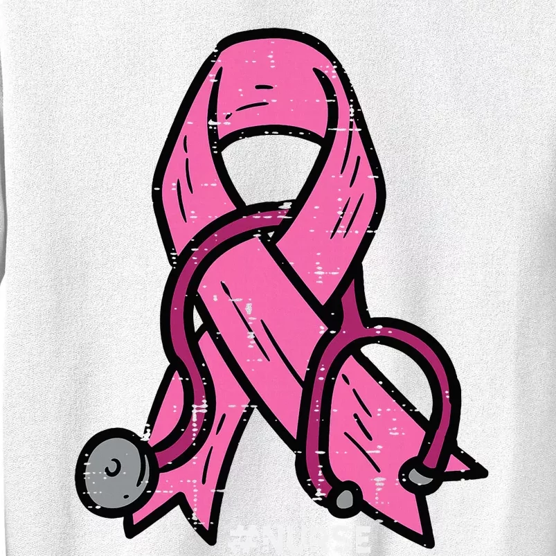 Breast Cancer Awareness Ribbon Nurse Sweatshirt